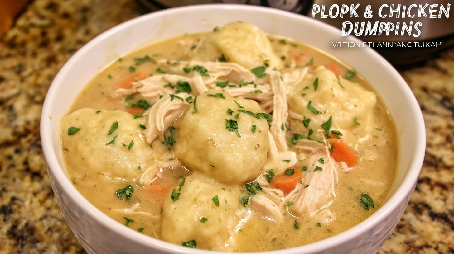 crock pot chicken and dumplings