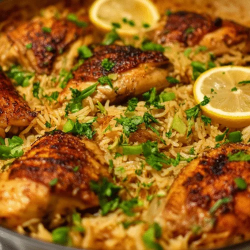 One pot chicken and rice