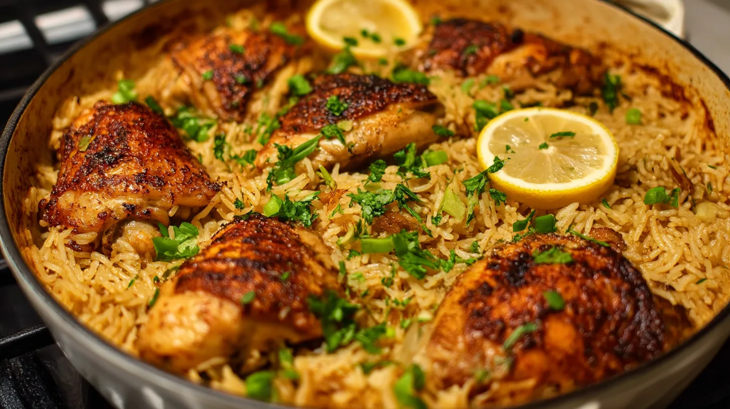 One pot chicken and rice