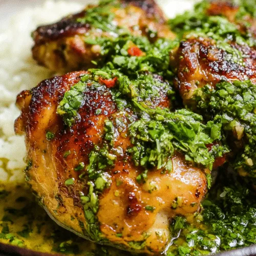 Chimichurri Chicken Thighs