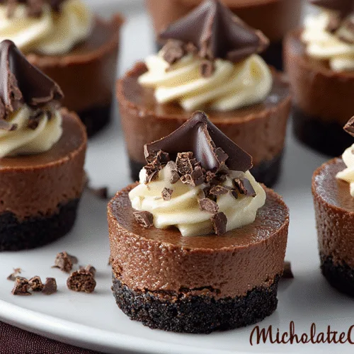 Mini Chocolate Cheesecake Bites Recipe