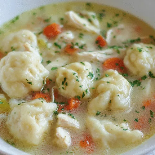 Chicken Dumpling Soup