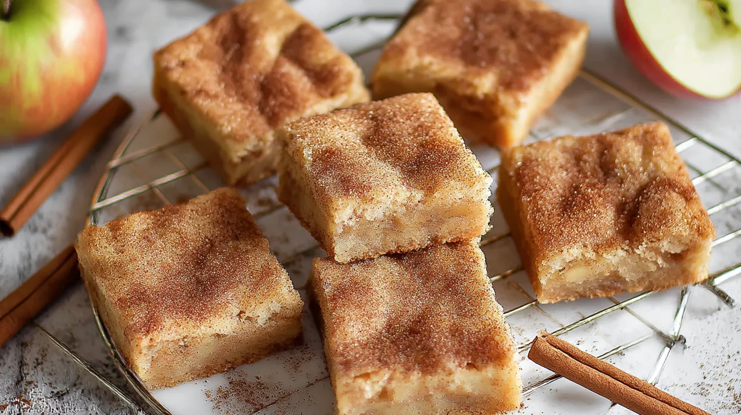 Apple Snickerdoodle Bars